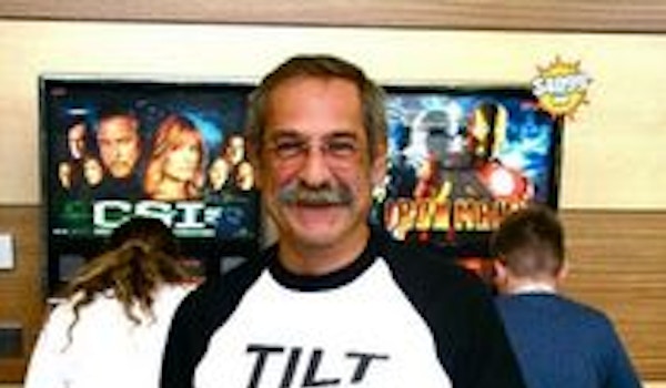 Roger Sharpe Saved Pinball T-Shirt Photo